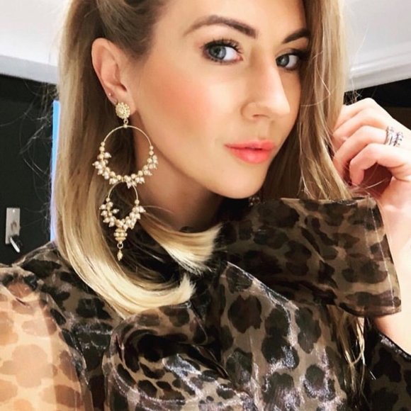 Zara Animal Print Organza Blouse - Picture 6 of 11